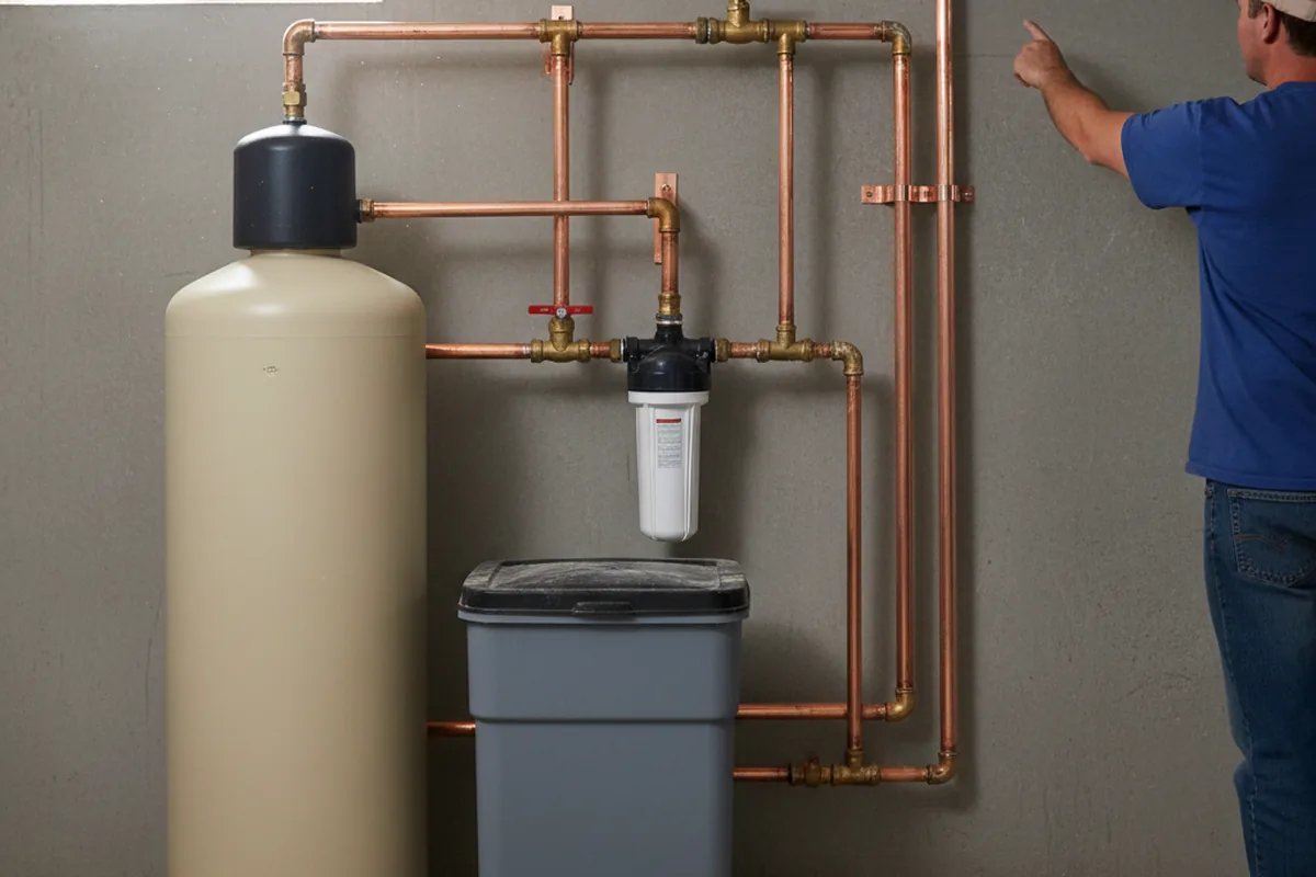 Whole-house water treatment system installed in Jefferson Valley